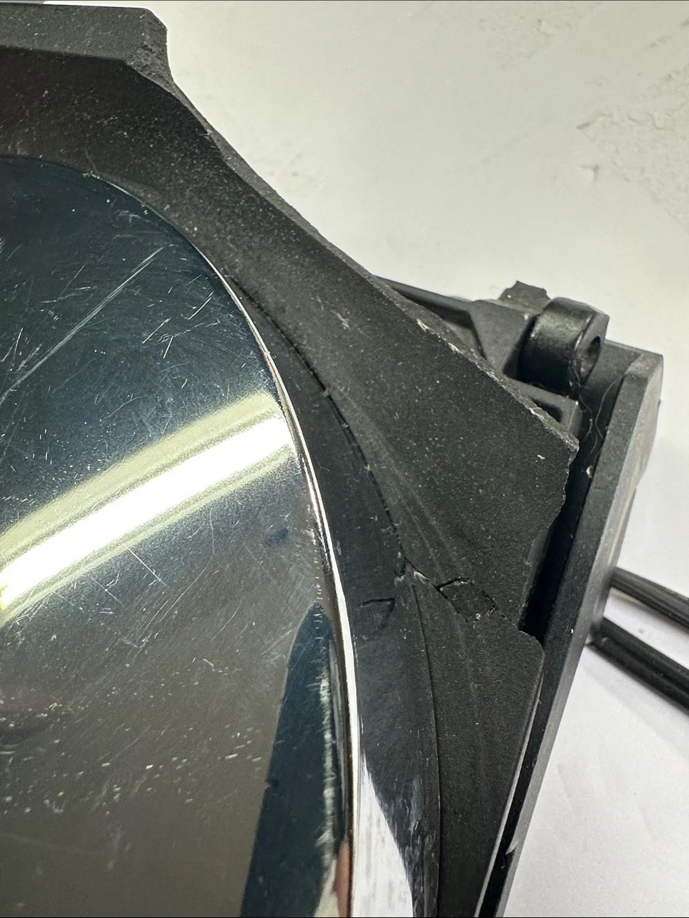 VillaWare Mickey's Single Waffler, Chrome Breakfast Waffle Maker Cosmetic Damage